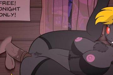 Мультик с летающими хуями и очень голодной негритоской