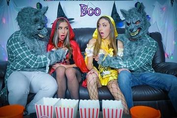 Хэллоуин с волками и двумя пошлыми Красными Шапками