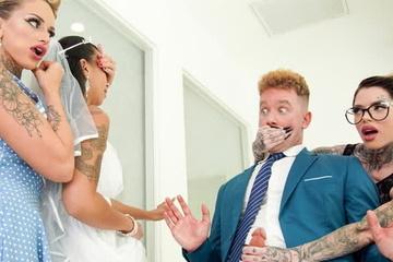 Тюбик так разошелся на собственной свадьбе, что отоварил двух подружек невесты